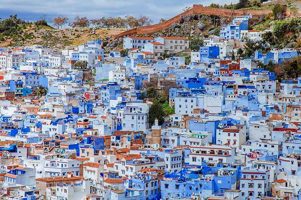 Шавен — город небесного цвета в Марокко